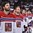 PARIS, FRANCE - MAY 8: Team Czech Republic players stand at attention during their national anthem following a 4-3 win over team Finland during preliminary round action at the 2017 IIHF Ice Hockey World Championship. (Photo by Matt Zambonin/HHOF-IIHF Images)